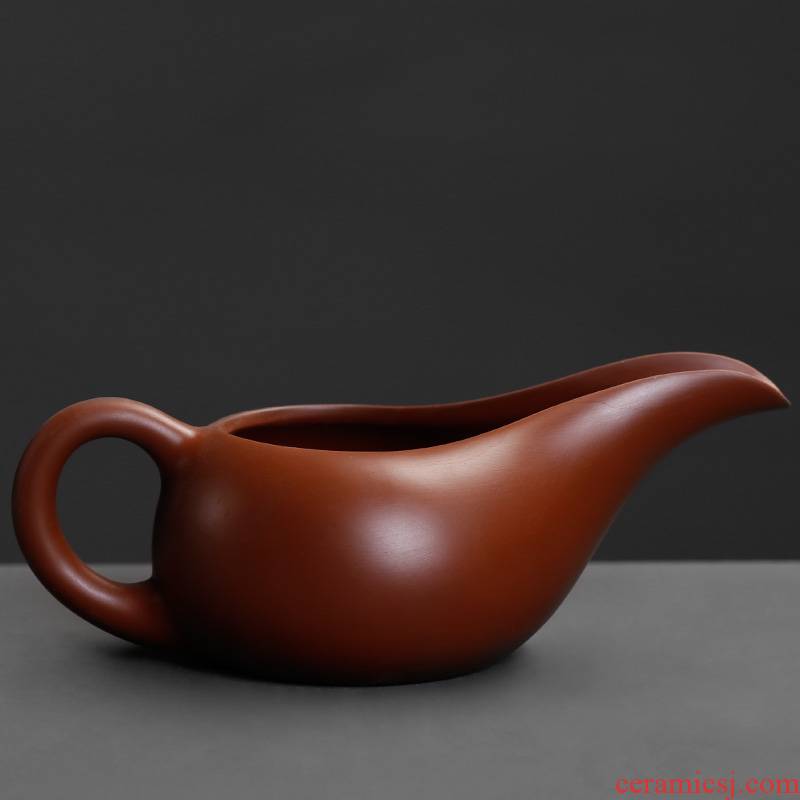 Archaize kung fu tea accessories fair keller single narrow household purple ceramic portion male cup of tea