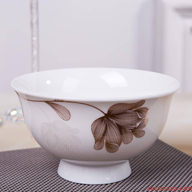 10 household jobs ceramic rice bowl thicken the hot 5 inches tall foot ipads bowls porringer dishes suit
