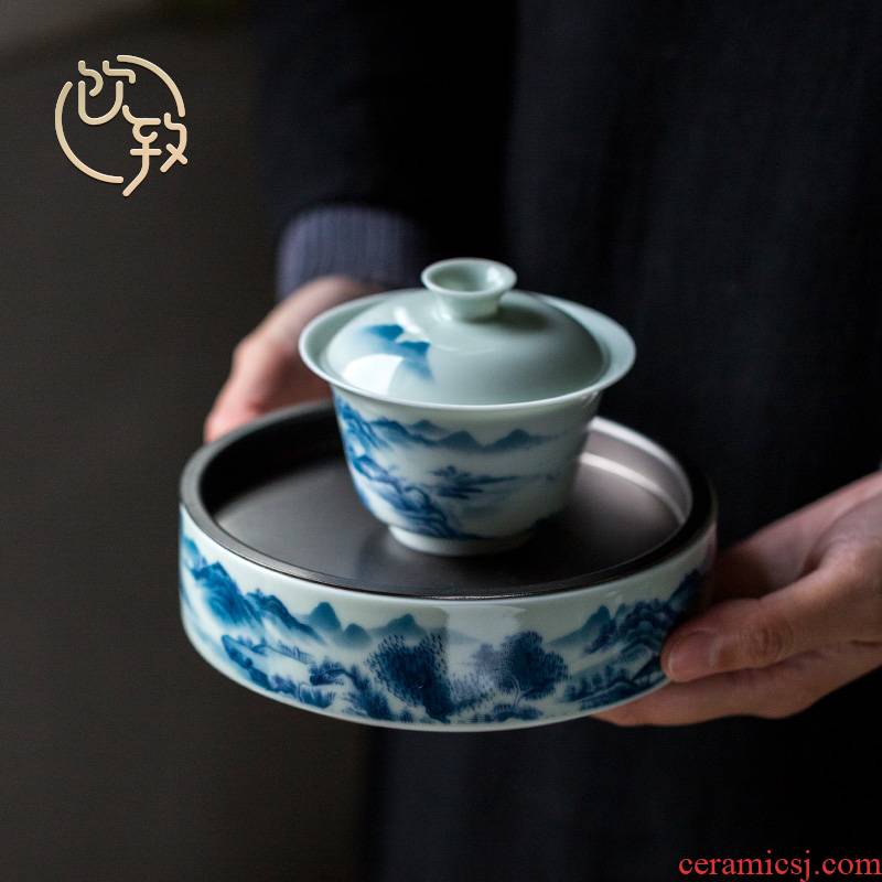 Ultimately responds to jingdezhen glair antique porcelain pot bearing water separable ceramic tureen tea cups dry terms