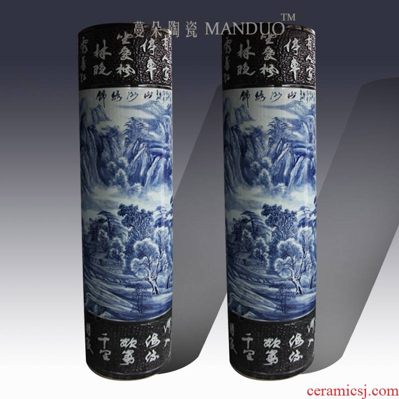 1.8 meters tall ceramic quiver straight big vase companies display hall, the sitting room of large vase