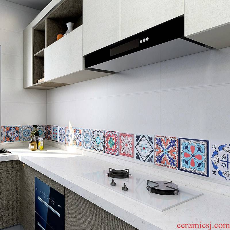 Retro modesty creative waist line as the self - adhesive waterproof and oil proof becomes kitchen bathroom bedroom tiled wall ceramic tile stick