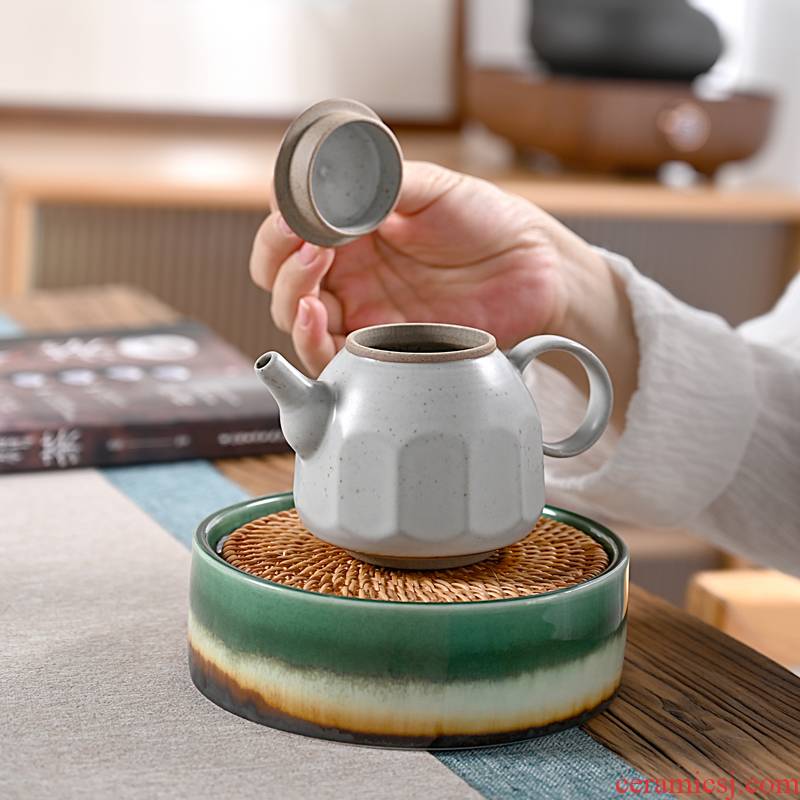 Hui shi up ceramic teapot tea ware restoring ancient ways of household dahongpao single pot of tea large capacity kung fu teapot