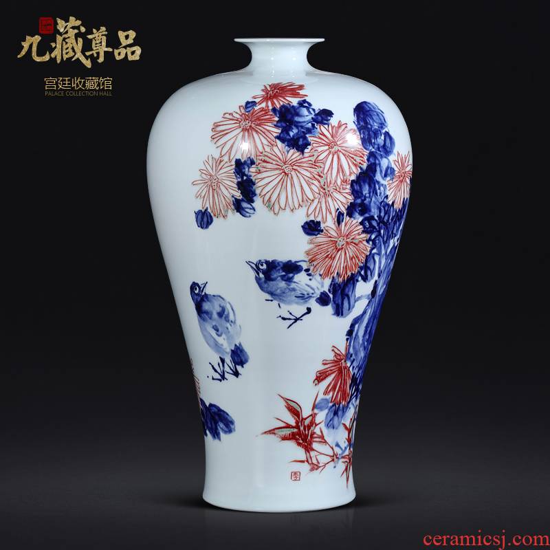 Jingdezhen ceramics dong - Ming li hand - made youligong vases, new Chinese style living room TV cabinet porch is decorated furnishing articles