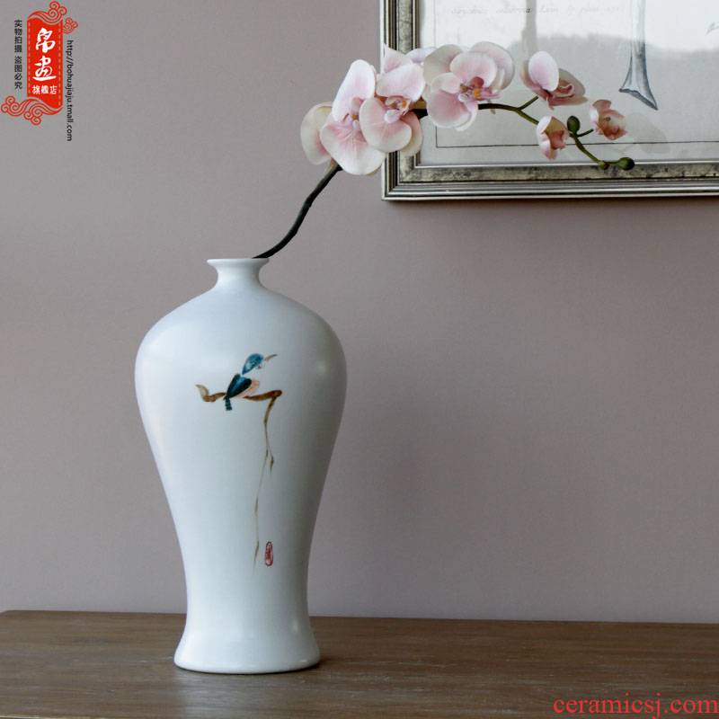 Beaming coloured drawing or pattern BoHua | jingdezhen ceramics ceramic vase flower flower implement soft outfit home furnishing articles