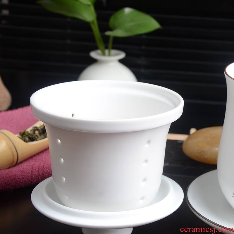 Qiao mu hand - made ceramic cups with cover filter cup boss keller cup cup gift custom office meeting