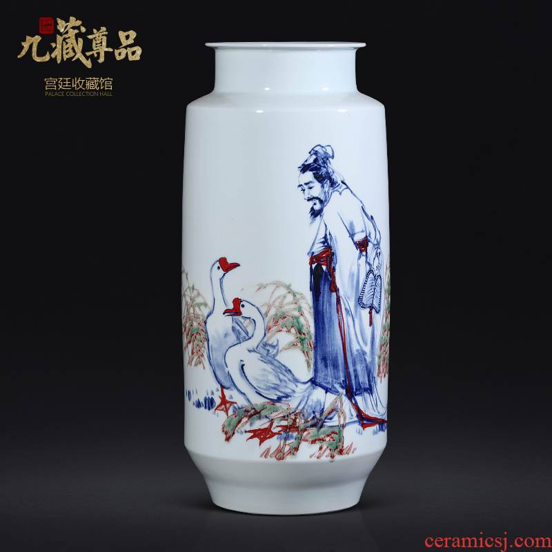 Jingdezhen ceramics dong - Ming li hand - made youligong vases, new Chinese style living room TV cabinet porch is decorated furnishing articles