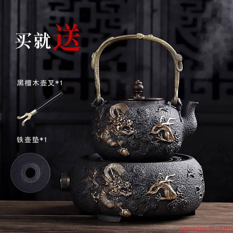 For electricity TaoLu cast iron pot boiling teapot household utensils suit teapot tea stove boiling pot of tea