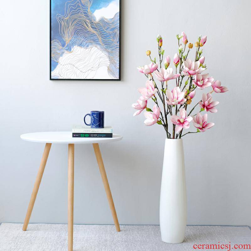 Sitting room ceramic vase landing dried flowers contracted large flower arranging high decorative furnishing articles thin ceramic creative vase