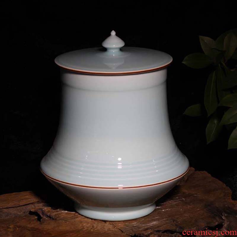 Jingdezhen 25 kg abnormity monochromatic celadon porcelain tea pot home decoration furnishing articles high - end collectibles