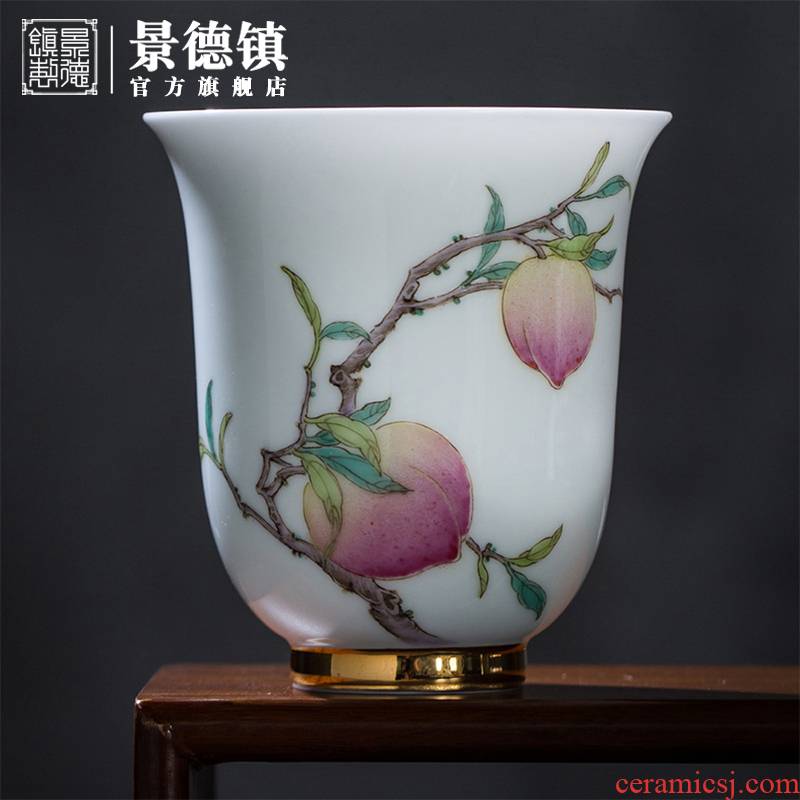 Jingdezhen flagship store ltd. tea ceramic single small tea cup a single master cup restoring ancient ways
