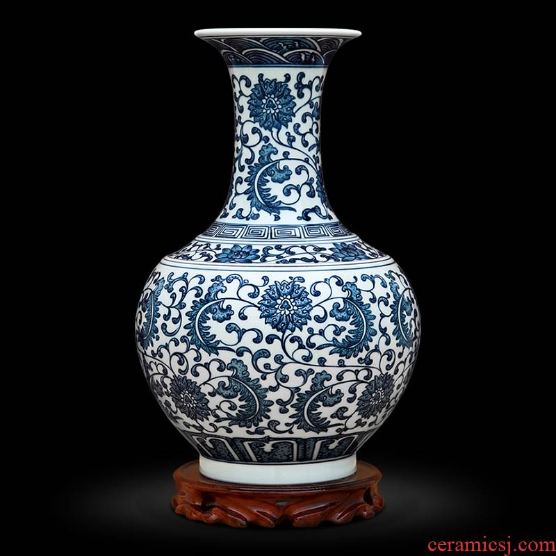To ceramics hand - made porcelain Wan Shouteng bottle