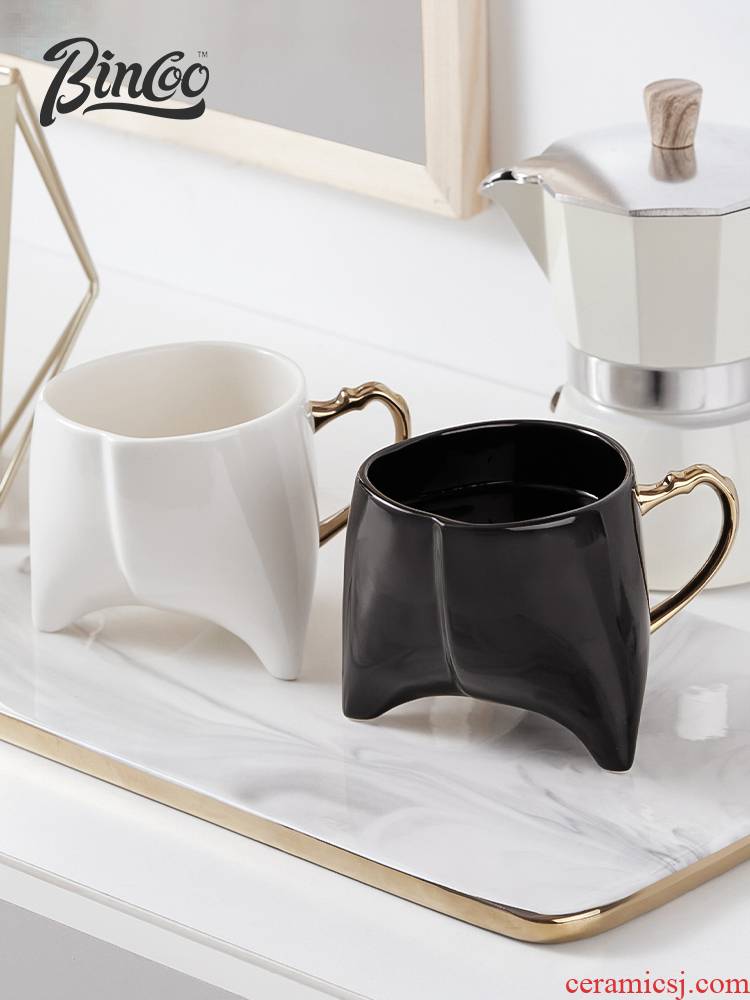 Bincoo triangle honey hip high - grade ipads China porcelain coffee cup European modern creative contracted empresa feeling ins