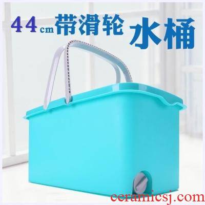 Square basin plastic mop pool water rectangle mop bucket thickening folding household ceramic tile fish tank
