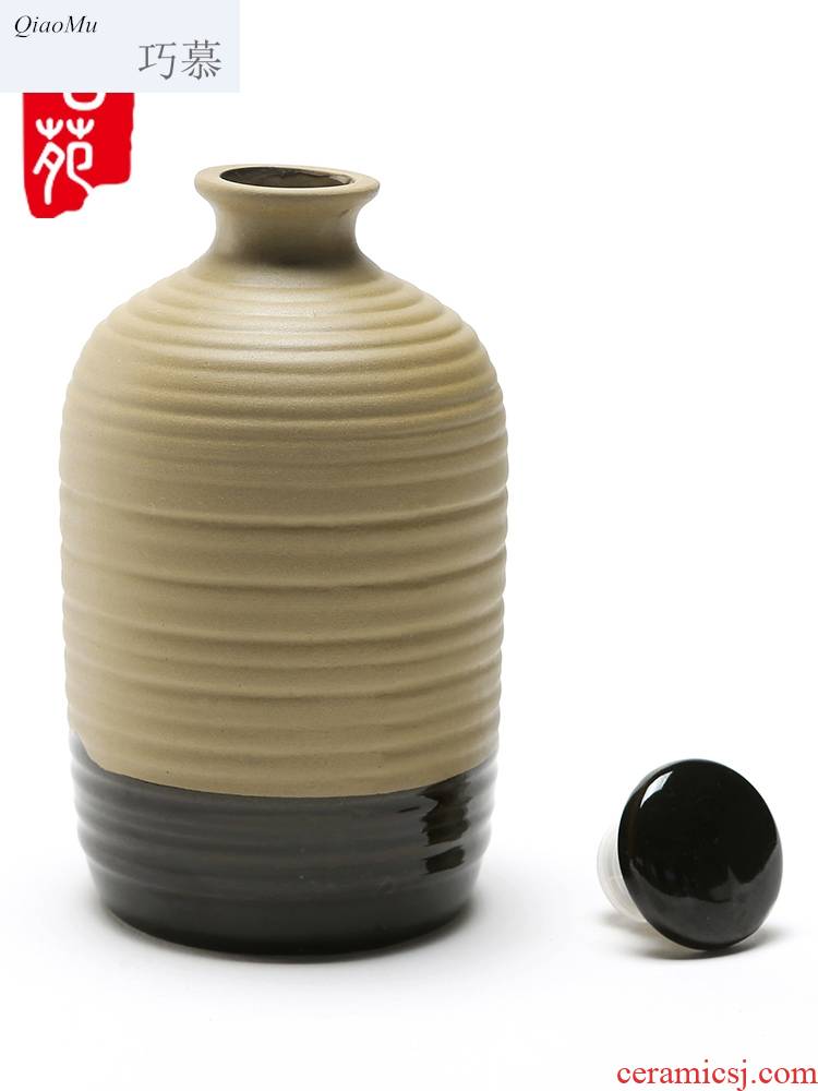 Qiao mu 1 kg pack TaoKong bottle unglazed ceramic jars soil sealing hoard bulk rice wine brewed white little hip