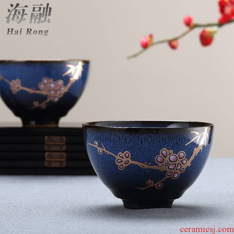 For Taiwan FengZi manual small cup sample tea cup home creative ceramic cup kung fu tea set only one master