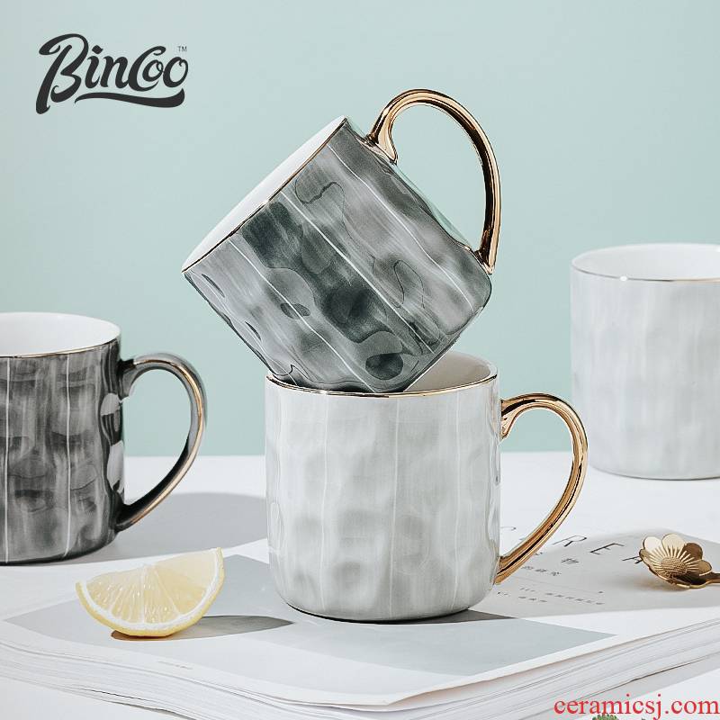 Bincoo ceramic coffee cup mark cup high - grade household contracted office afternoon tea cup creative ins of the wind