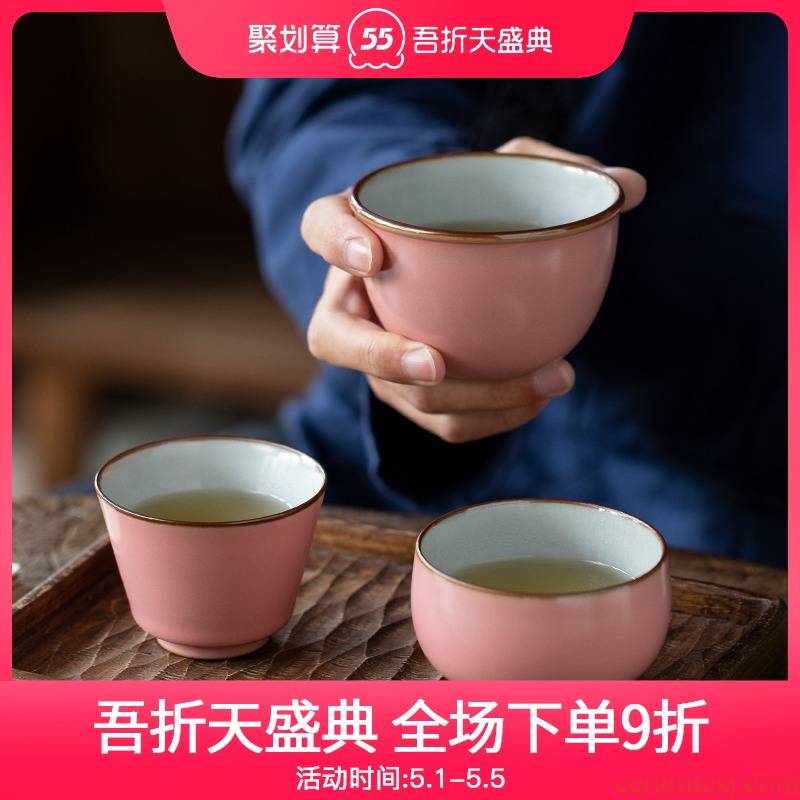 Jingdezhen tea set your trade, the people of Chinese single CPU ceramics can be keep open piece of personal special tea tea by hand