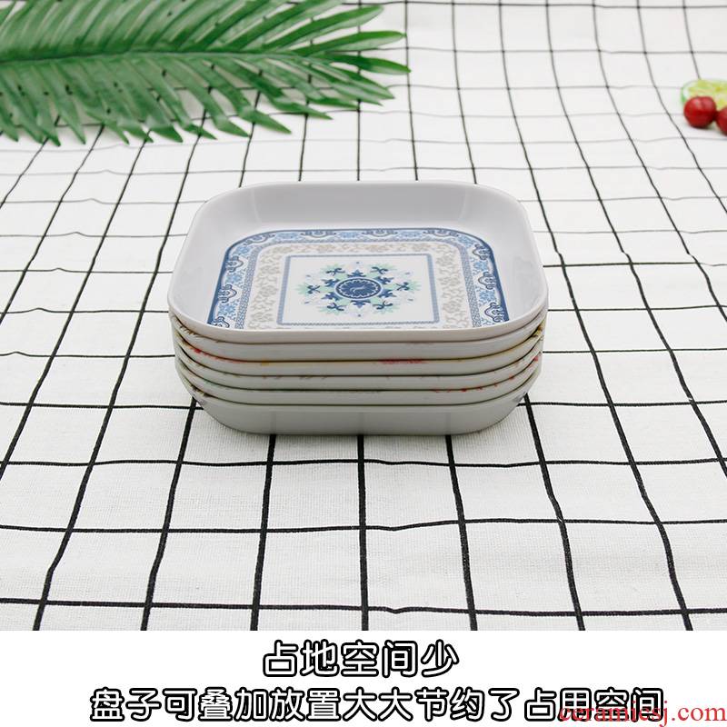 Japanese melamine imitation porcelain table with dried fruit, small fruit bowl counter vomit ipads plate of household garbage dessert snacks in dishes