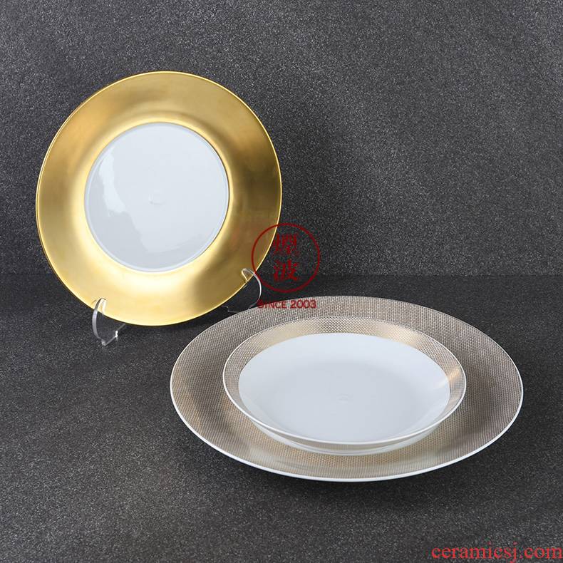 German MEISSEN mason mason meisen porcelain tableware suit European gold plate group