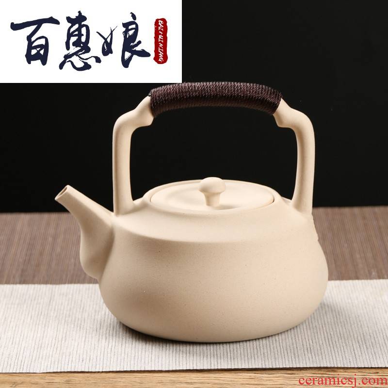 (mother cook kung fu tea ceramic POTS Japanese tea kettle high - temperature household ceramic pot of tea
