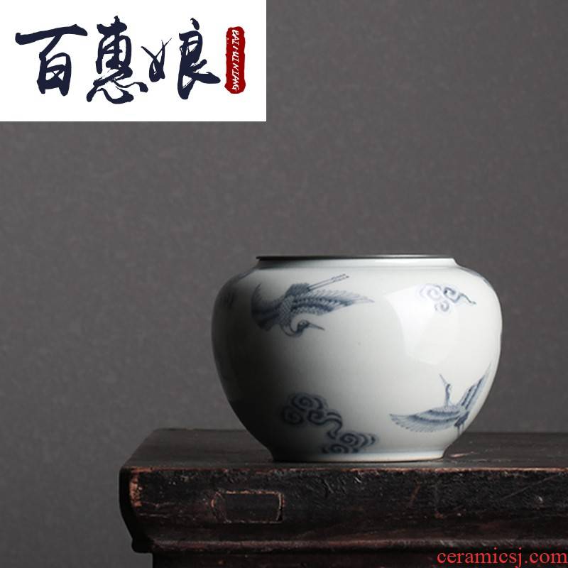 (niang "wave hands like a cloud for jingdezhen blue and white hand - made ceramic antique wild stock or floating clouds, tin on hot water pipe