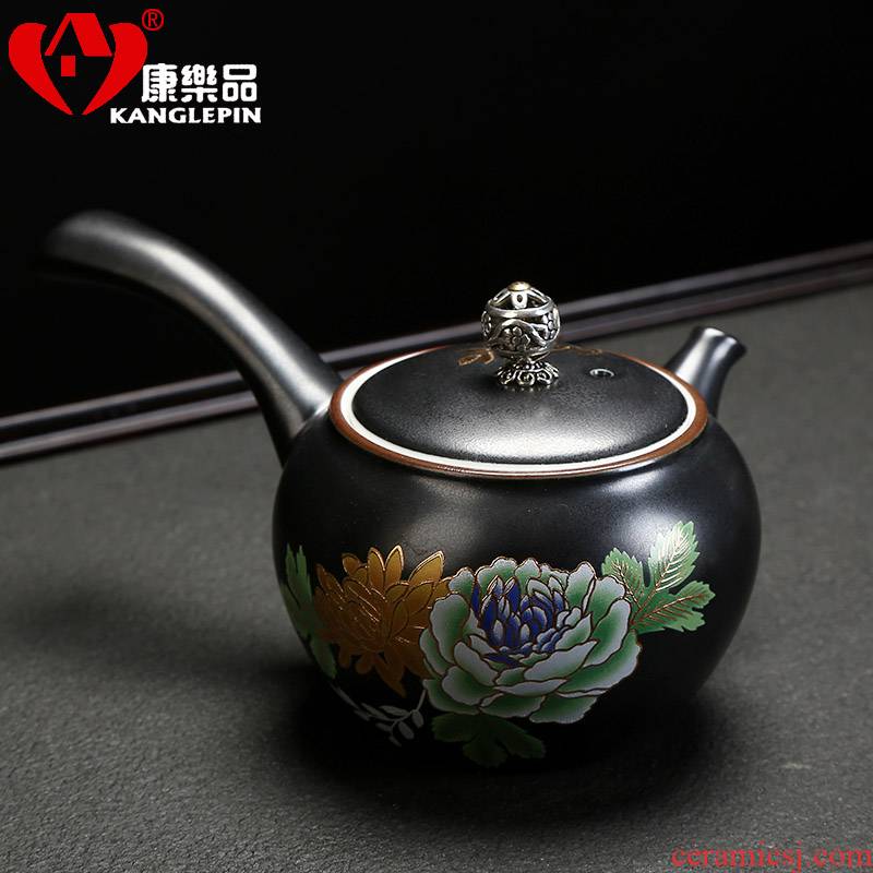 Recreational goods simple zen - like teapot kunfu tea size filter technology of household ceramic teapot single pot of restoring ancient ways