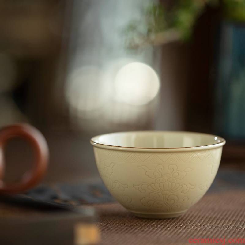 Jingdezhen up lie fa cup manual master cup cup single sample tea cup kung fu tea set small bowl