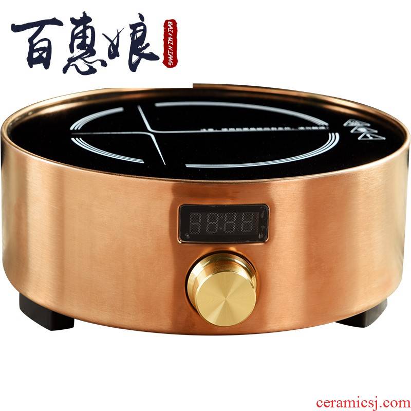 (niang contracted golden electrical TaoLu.mute boiled tea stove kung fu tea tea home mini electric tea stove'm