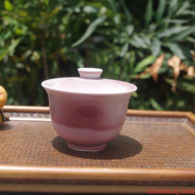 Submerged wood jingdezhen Japanese creative ceramic checking tureen them kung fu tea bowl thin body three cups