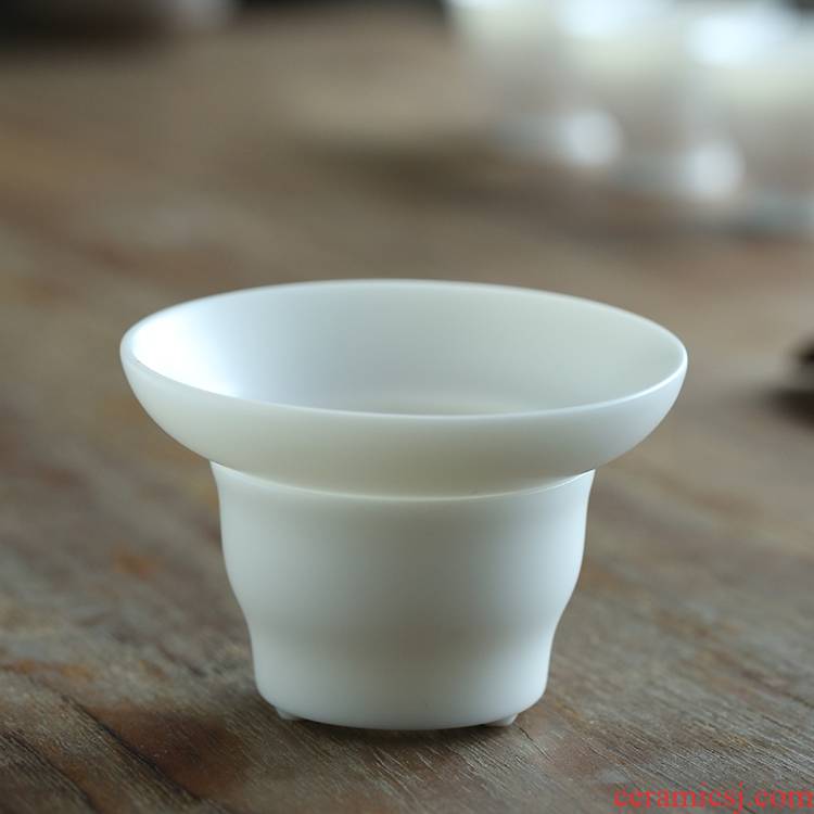 Qiao mu) white porcelain ceramic tea set tea tea strainer creativity fair keller set filter tea at tea