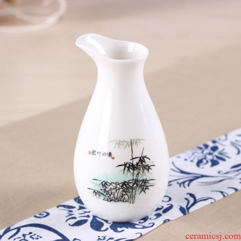 Qiao mu penguin ceramic decanter wine liquor cup of liquor cup white porcelain pot points hip kit wine set