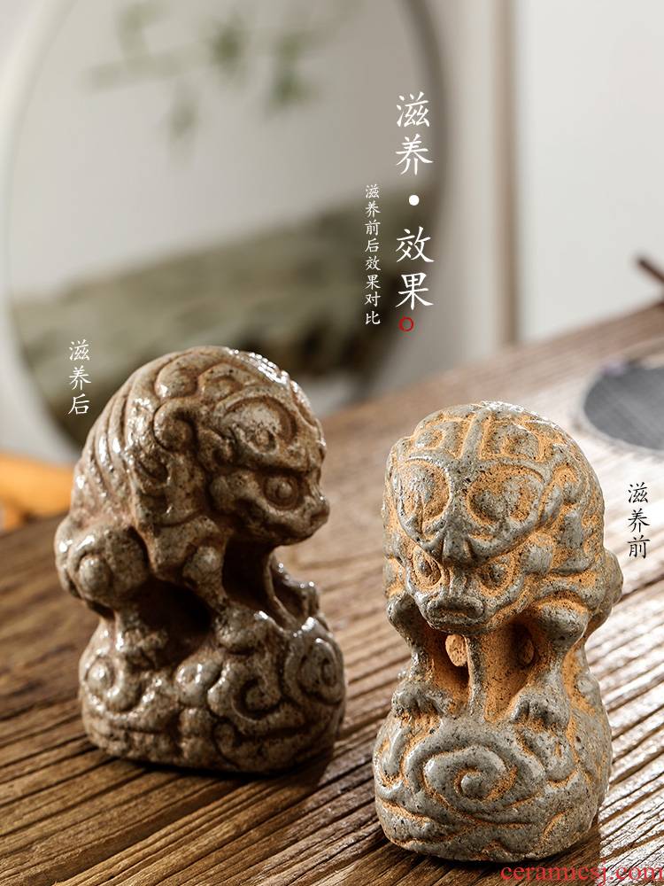 Pet jingdezhen checking clay tea to raise creative furnishing articles become angry insect lucky move play tea tea and tea accessories