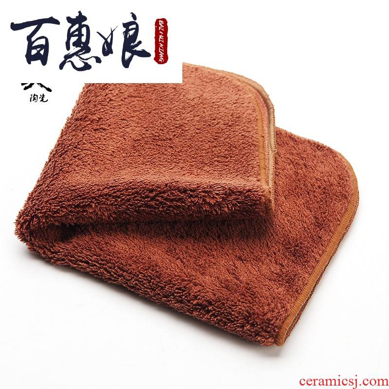 (niang jingdezhen bibulous thickening kung fu tea tea table cloth tea tea set with parts of tea tea tray towel