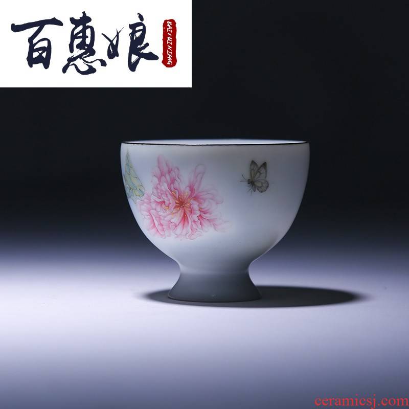 (niang kung fu tea set jingdezhen ceramic mat glaze single cup 199 koubei famille rose red incense jade
