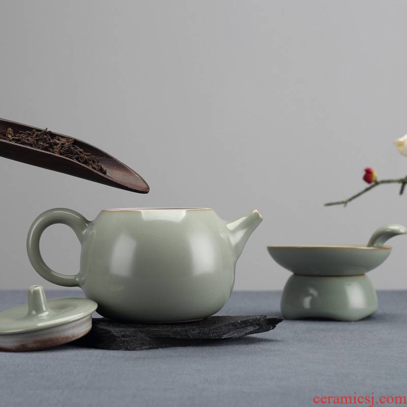 Qiao mu jingdezhen your up with discretion cup suit contracted household ceramics kung fu tea set can raise the teapot