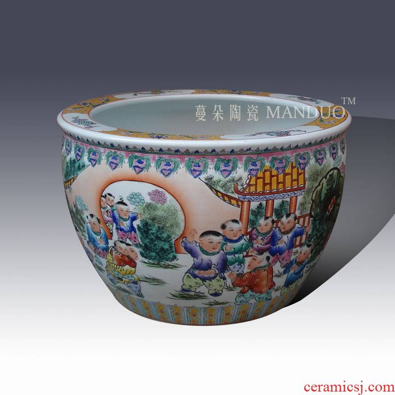 Jingdezhen hand - made the ancient philosophers figure tong qu, calligraphy and painting porcelain porcelain culture, the ancient philosophers books the draw cylinder cylinder