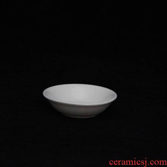 Qiao mu tangshan ipads porcelain white 2.5 inch flavour dish dip dish dish of soy sauce dish vinegar flavor dishes, small dishes