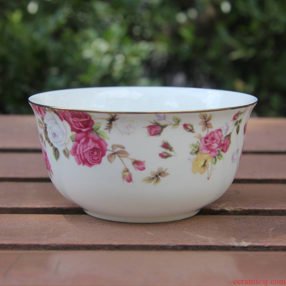 Qiao mu tangshan ipads porcelain two 4.25 inch - tonne admiralty bowl of rice bowls bowl Korean soup bowl dip bowl of up phnom penh
