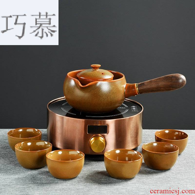 Qiao mu Japanese side put the pot of boiling tea ware steam black tea teapot tea kettle electric TaoLu tea stove