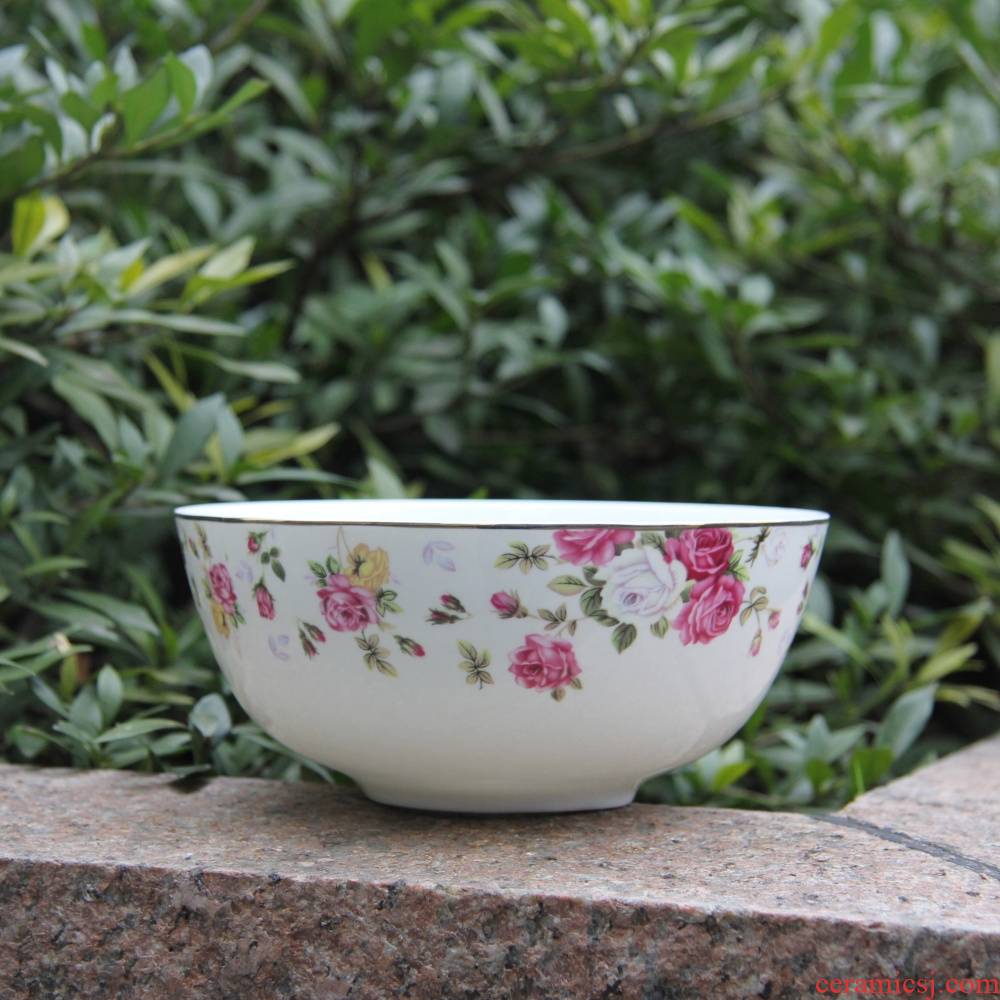 Qiao mu tangshan ipads porcelain two - tonne 6 inch up phnom penh rainbow such as bowl wonton to use ipads porcelain tableware Chesapeake bay bowl of soup bowl dish bowl