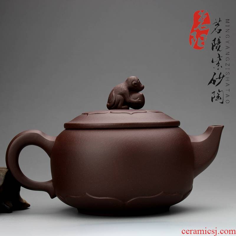 Qiao mu MY yixing undressed ore it real product manual craft masters boutique kung fu tea teapot monkey 's birthday present