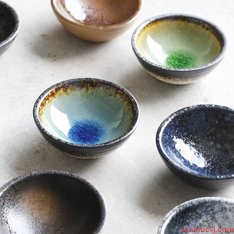 Longed for LH under glaze color 3.5 inch flavour restoring ancient ways opportunely disc deep disc disc snack plate ceramic dishes dish of sauce soy sauce dish