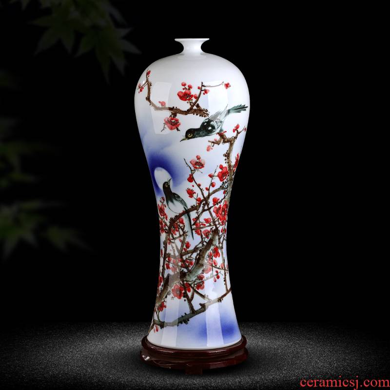 The Master of jingdezhen chinaware big vase beaming furnishing articles gifts hand - made hotel club villa