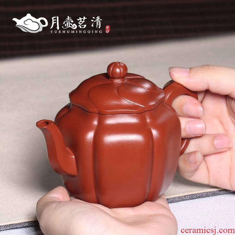 Qiao mu YH yixing undressed ore dahongpao it pure checking clay teapots jin zhu wen pot of tea set