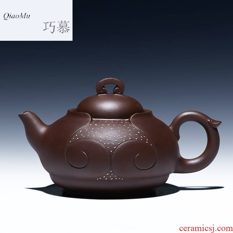 Qiao mu HM 【 】 yixing it pure manual famous ore all the best purple clay pot of tea pot of tea