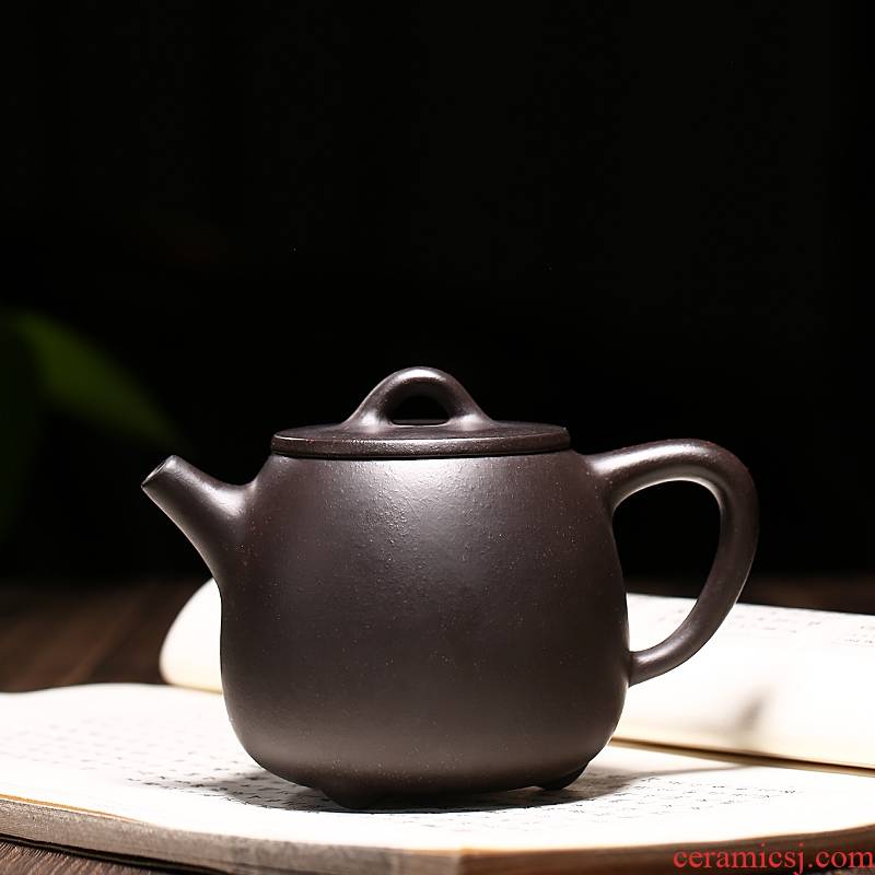 Qiao mu YM yixing ores are it by the manual teapot tea black gold sand kaolinite gourd ladle