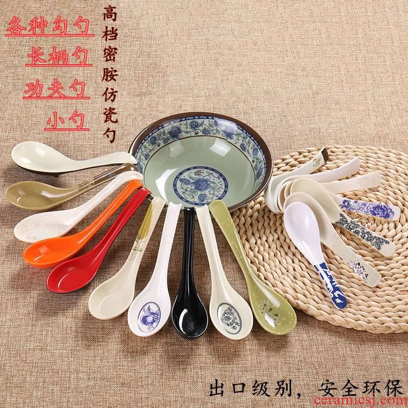 Melamine porcelain - like ltd. plastic spoon ladles such spoon, spoon, spoon, hotel with hook spoon mass bag in the mail