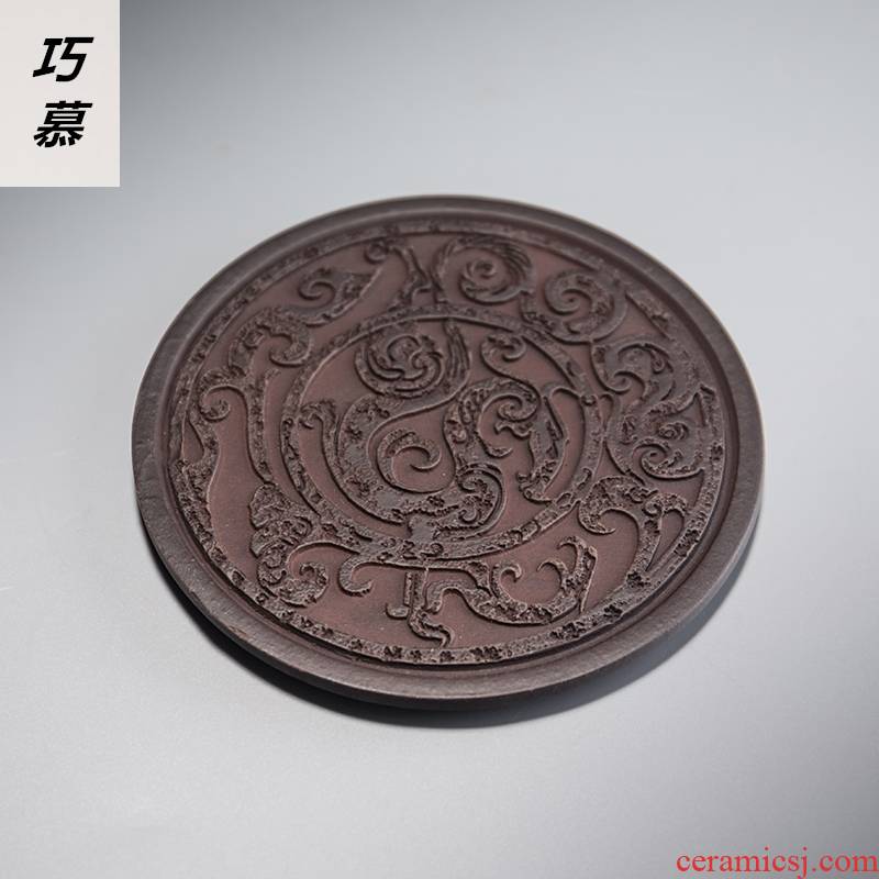 Qiao MuMing royal porcelain teacup pad pot pad insulation pad tea cup tea table cloth art kung fu tea accessories