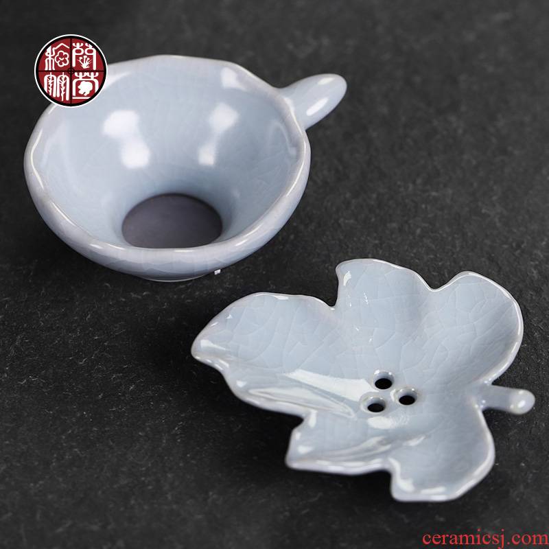 Your creative ice to crack up) every frame supporting household ceramics glaze tea tea filters can keep spare parts for the tea taking