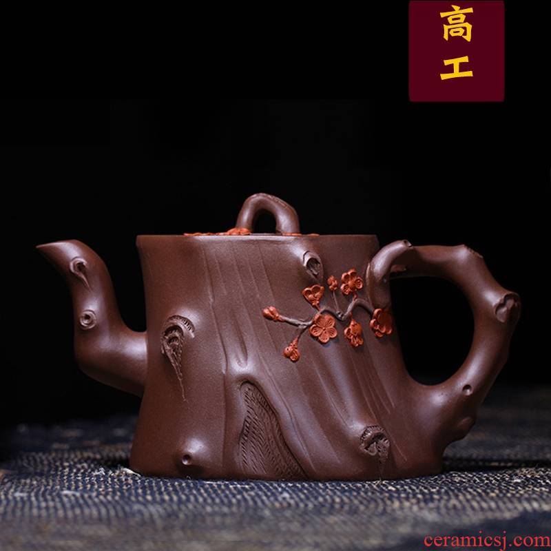 Qiao mu YM yixing ores are it by the pure manual teapot tea purple clay may from running
